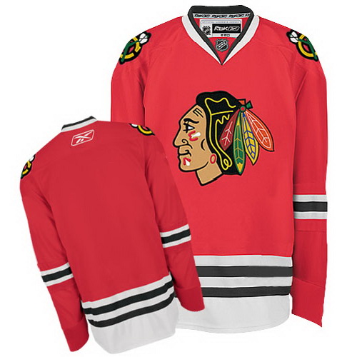Brand Red Blank NHL Chicago Blackhawks Hockey Jersey